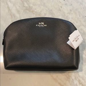 Coach Leather Cosmetic Bag